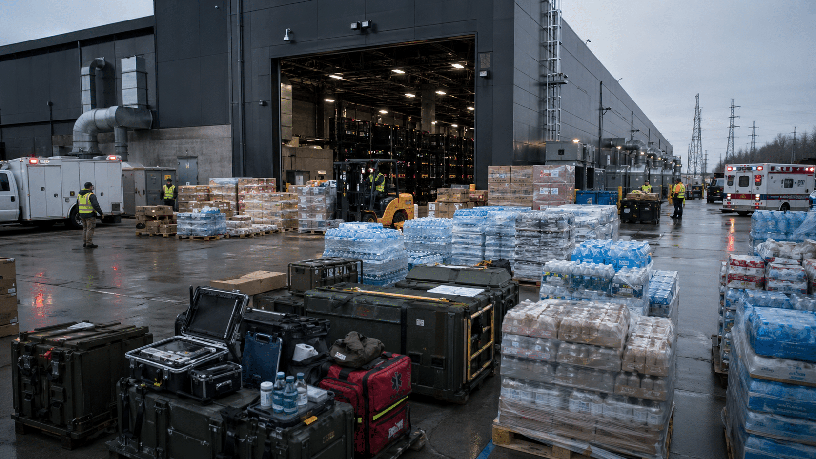 Industrial emergency logistics in action