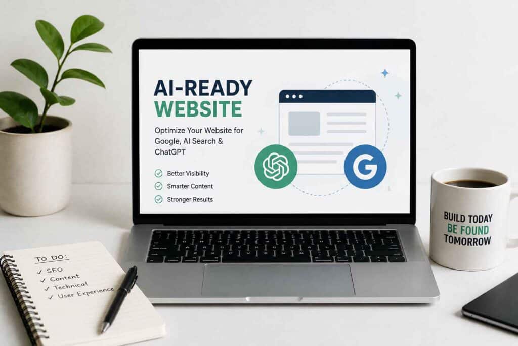 AI-ready website with Google and ChatGPT optimization
